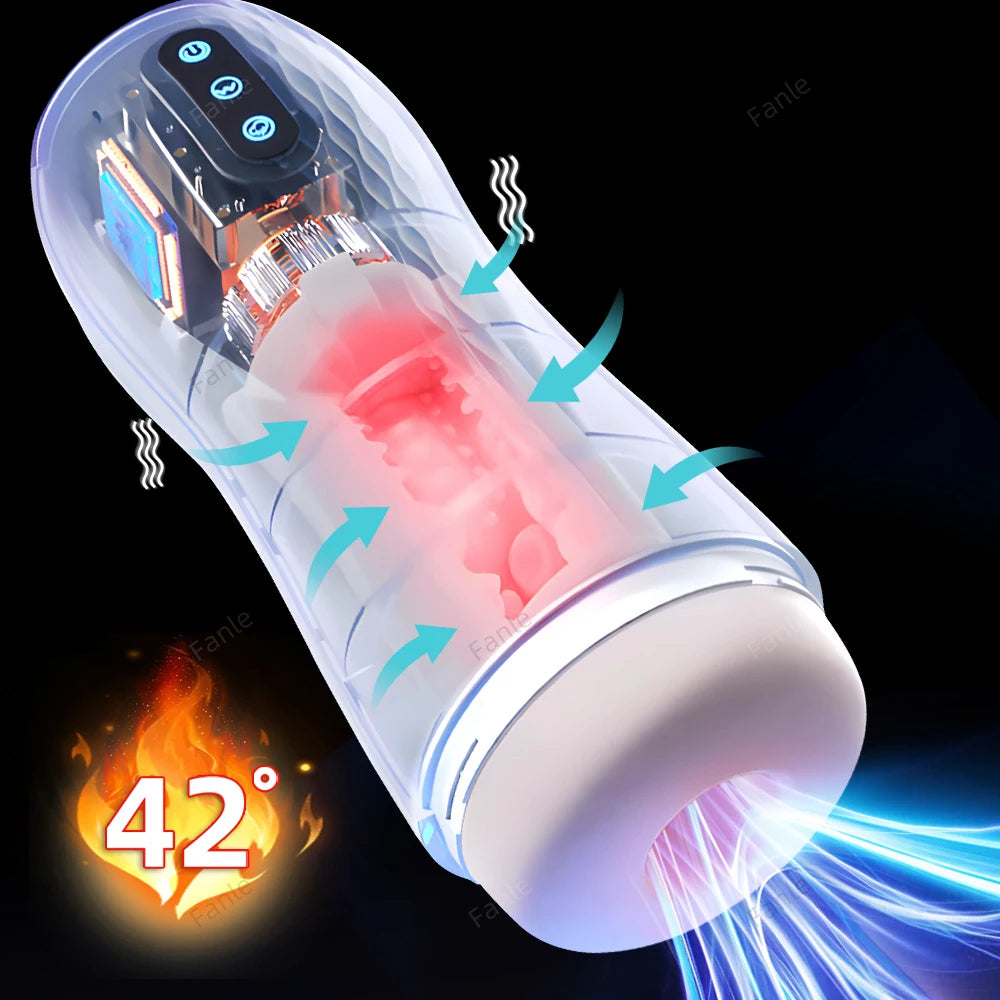 Automatic Sucking Vibration Blowjob Machine (with Heating)