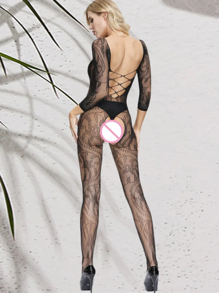 Tight Lingerie Bodysuit Sexy Full Body Stockings