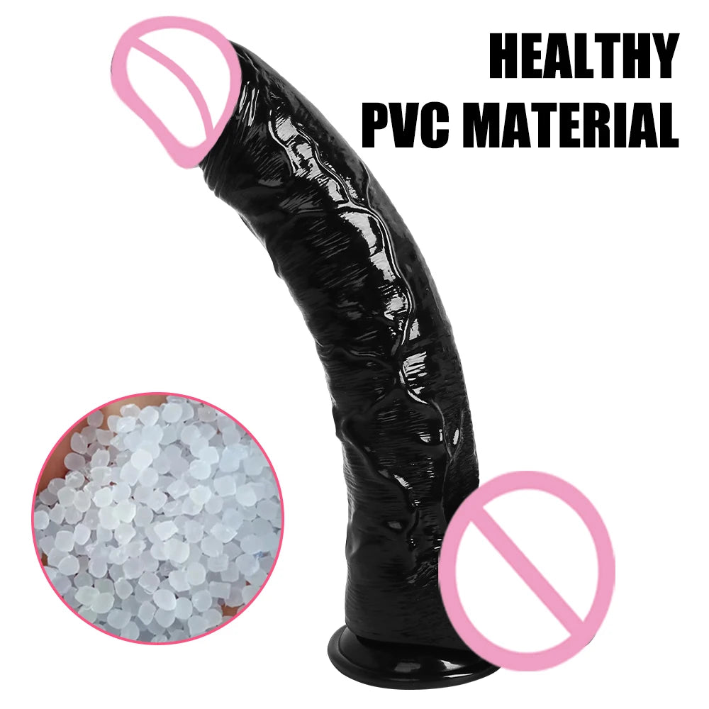 Super Big Dildo Huge Simulated Dildo Sex Toys For Women (Vaginal Anal Stimulation Large Size )