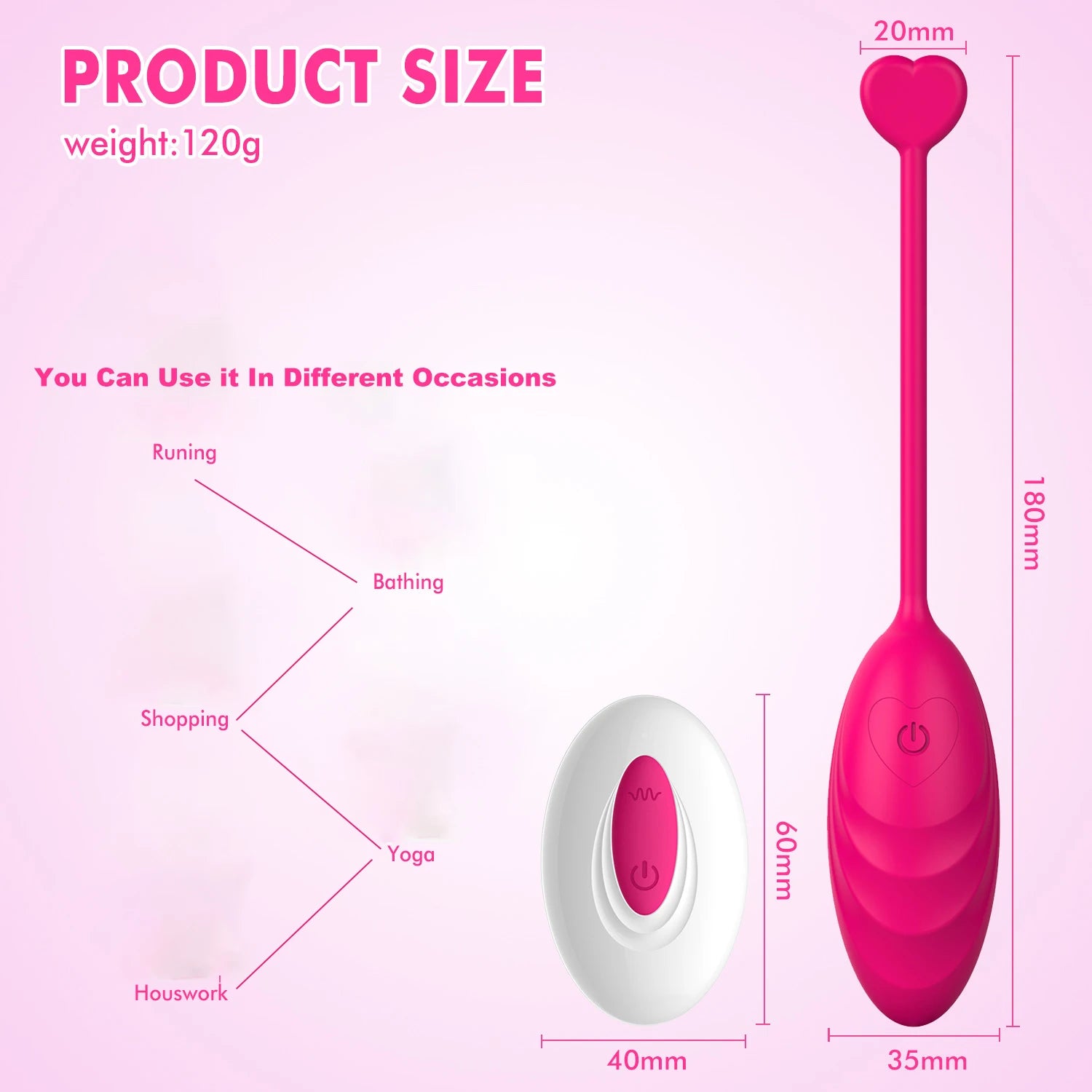 Tencherry Female Vibrating Egg