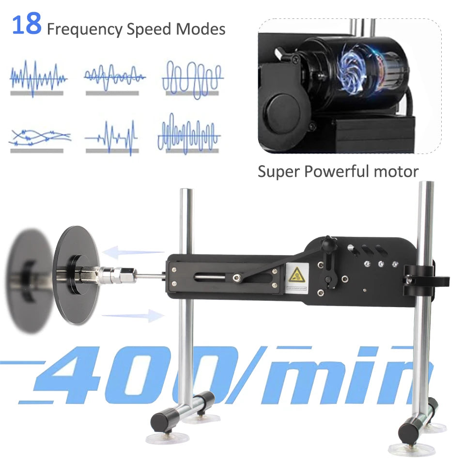 Men and women sex machine with sex toys set ( Automatically retractable dildos for men and women Pump gun sex toys )