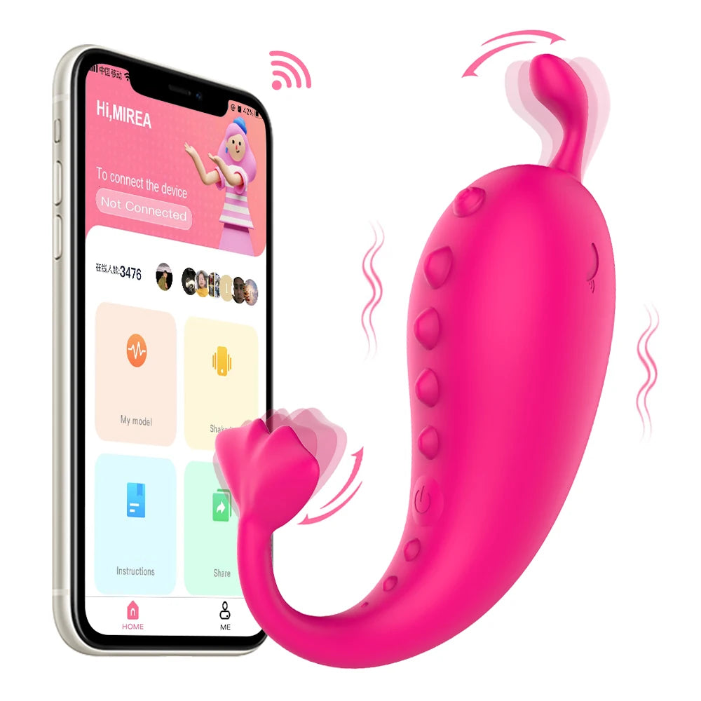 Wireless Vibration Love Egg Vibrator (Bluetooth APP Control)