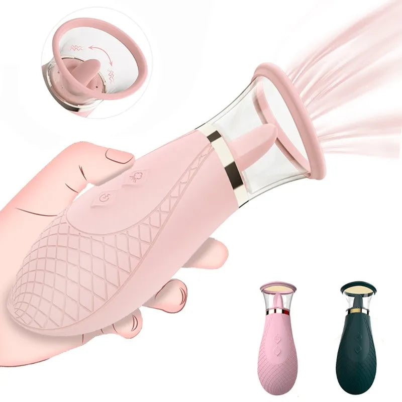 Clitoral Sucking Vibrator with 9 Lick and 3 Suction Mode Sex Toys