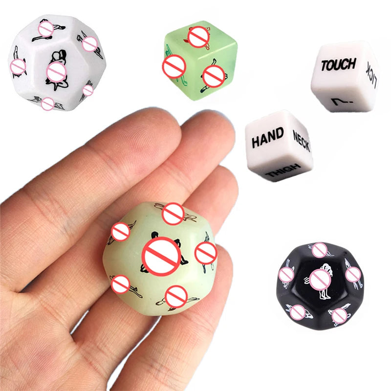yunman Sex Dice 6/12 Sides Romance