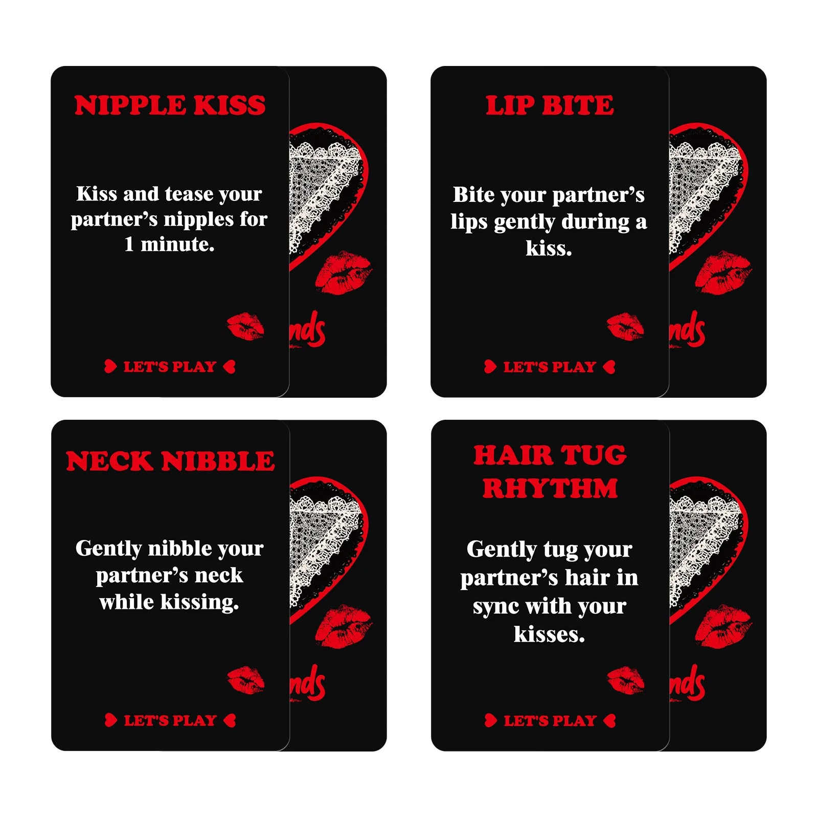 50PCS Couple Sex Funny Game Card Truth or Dare Game Cards