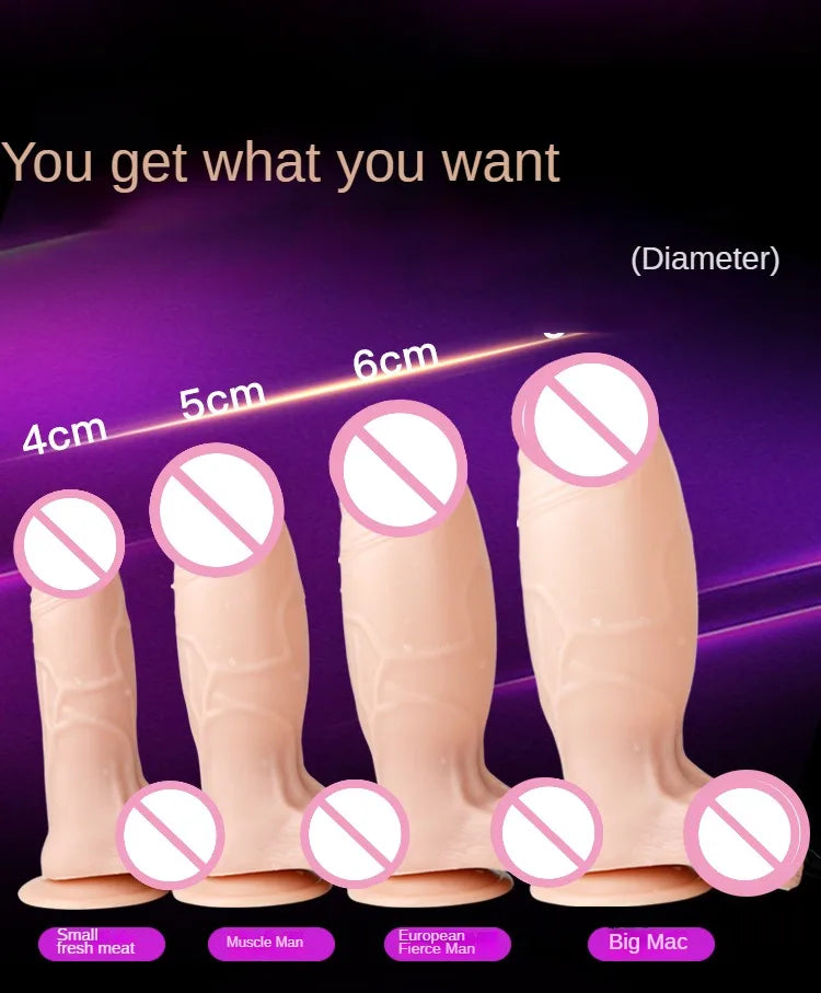 Inflatable Adjustable Size New Realistic Dildos (Erotic Dildo)