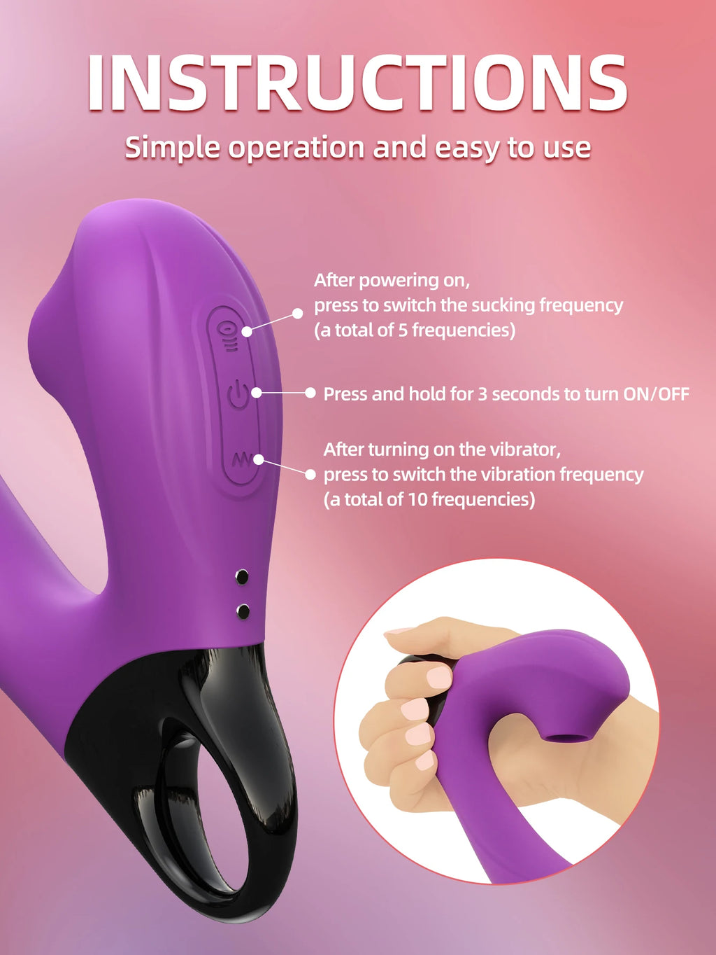 Powerful Clitoral Vibrator (Strong Sucking)