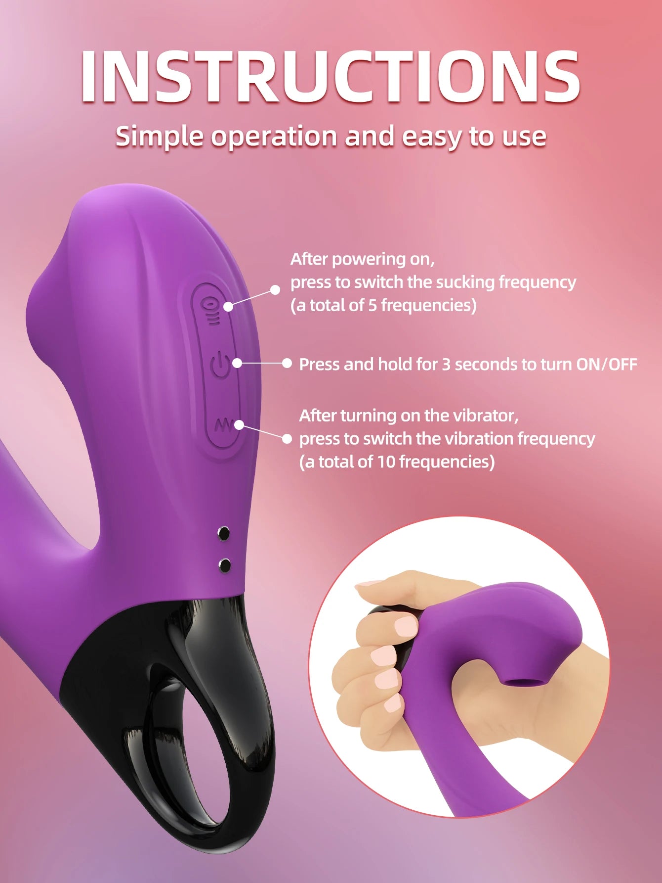 Powerful Clitoral Vibrator (Strong Sucking)