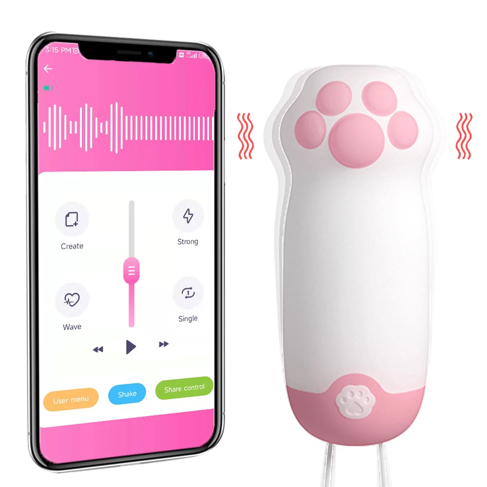 Sex Vibrator Eggs Cat Claw Vibrator (APP support)