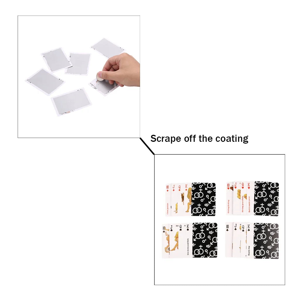POFUL 54 Kind of Sex Positions Flirting Card Game