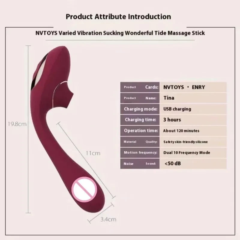 Clitoral Vagina Sucking Vibrator Bendable Clitoris Breasts G-spot Tongue Stimulator 360 Degree Rotating