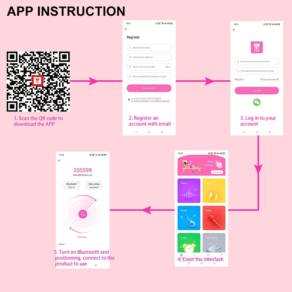 Sex Vibrator Eggs Cat Claw Vibrator (APP support)