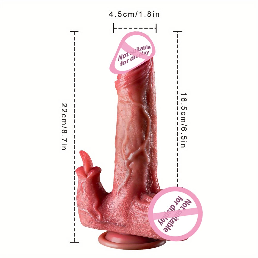 Licking Vibrator Realistic Thrusting Dildo (with licking)