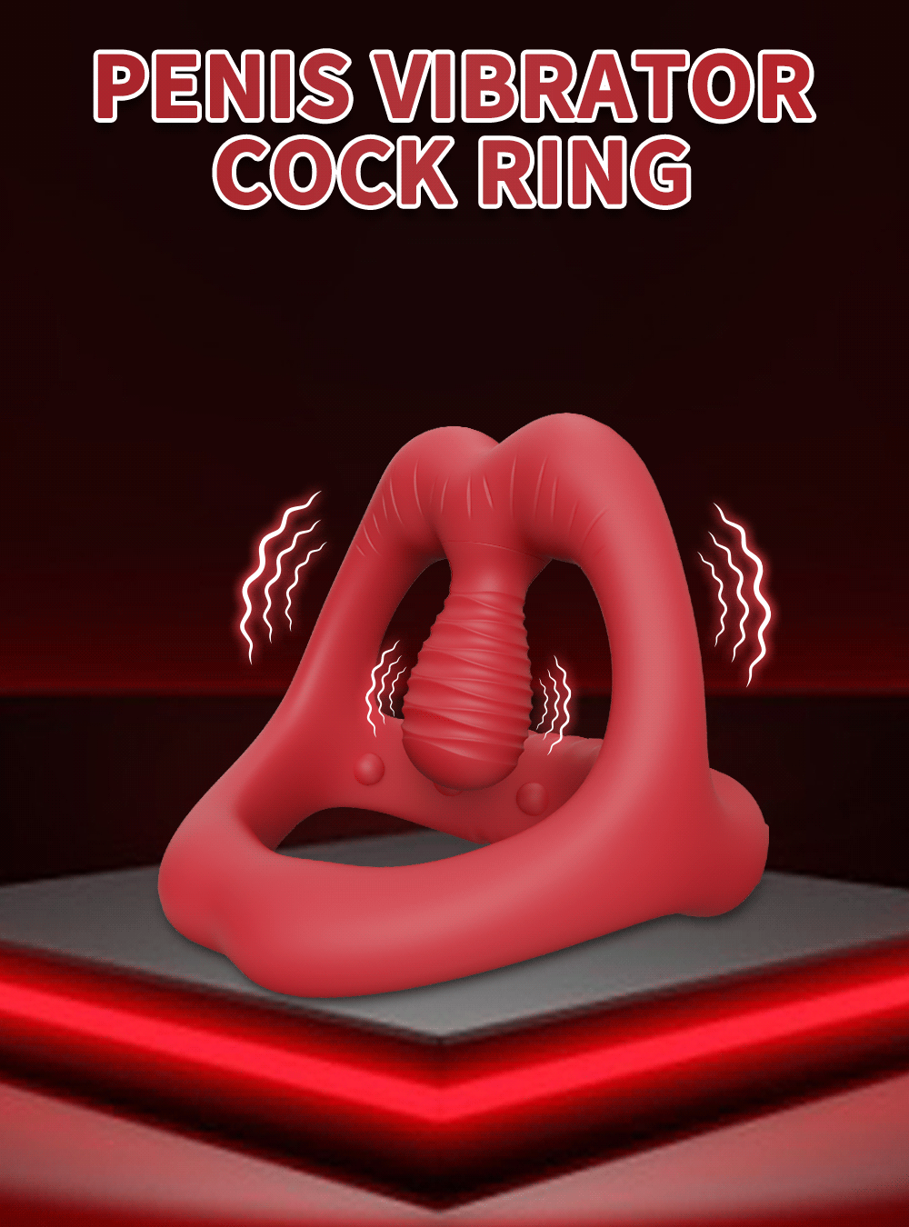 Cock Rings for Man (Vibrating Stimulator Ejaculation Delay)