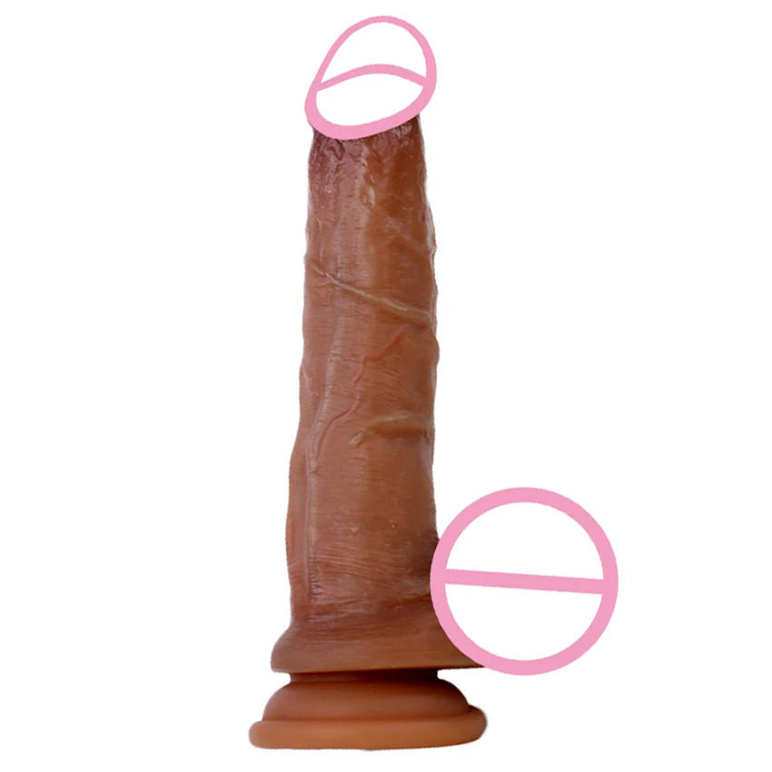 Silicone Dildos With Suction base 9Realistic Penis Sex Toys)