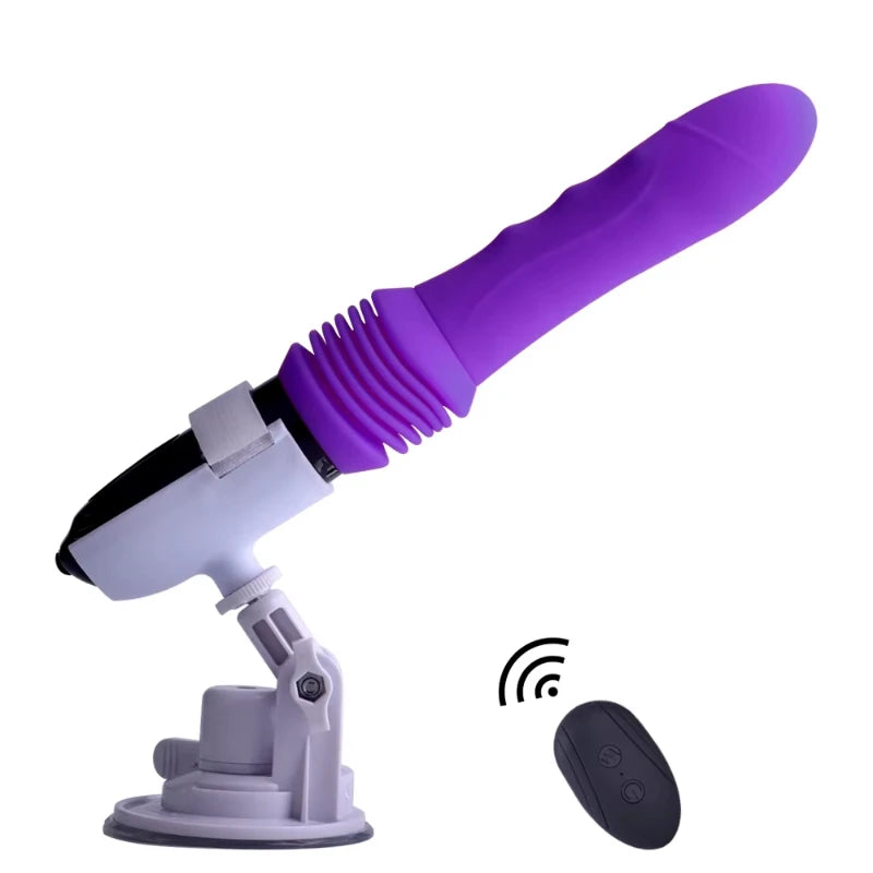Sex Machine Thrusting Big Dildo Vibrator