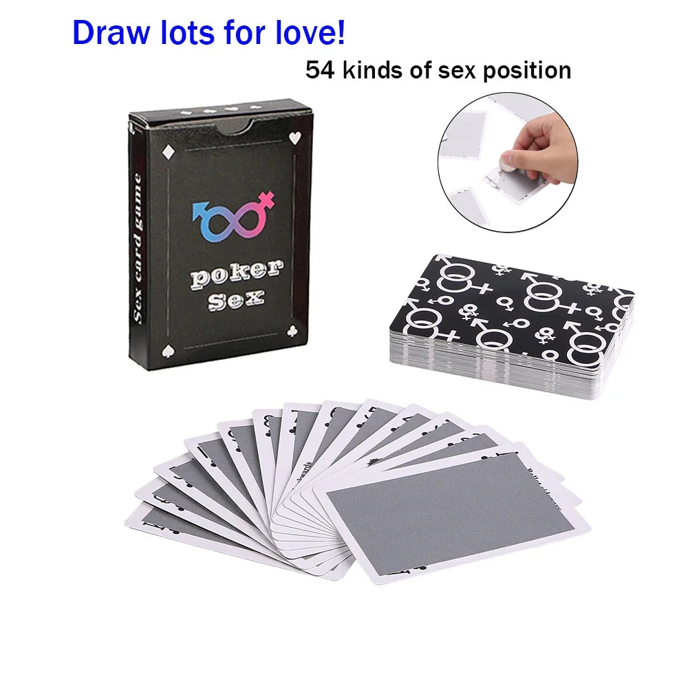 POFUL 54 Kind of Sex Positions Flirting Card Game