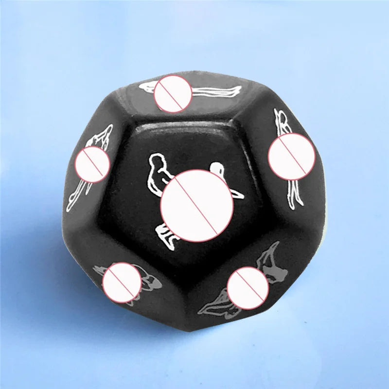 yunman Sex Dice 6/12 Sides Romance