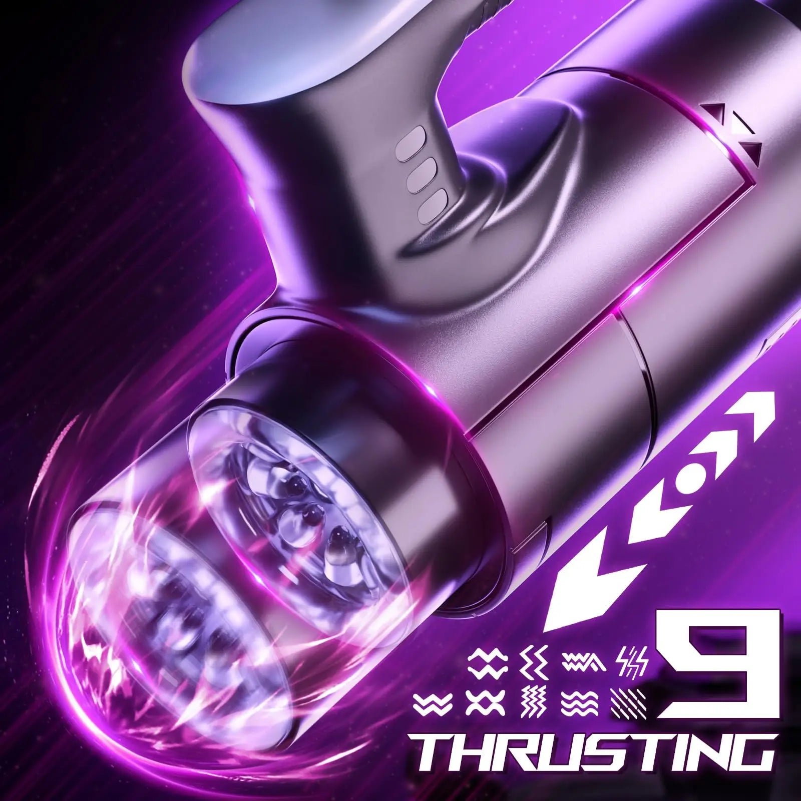 Jess Automatic Telescopic Silicone Masturbator