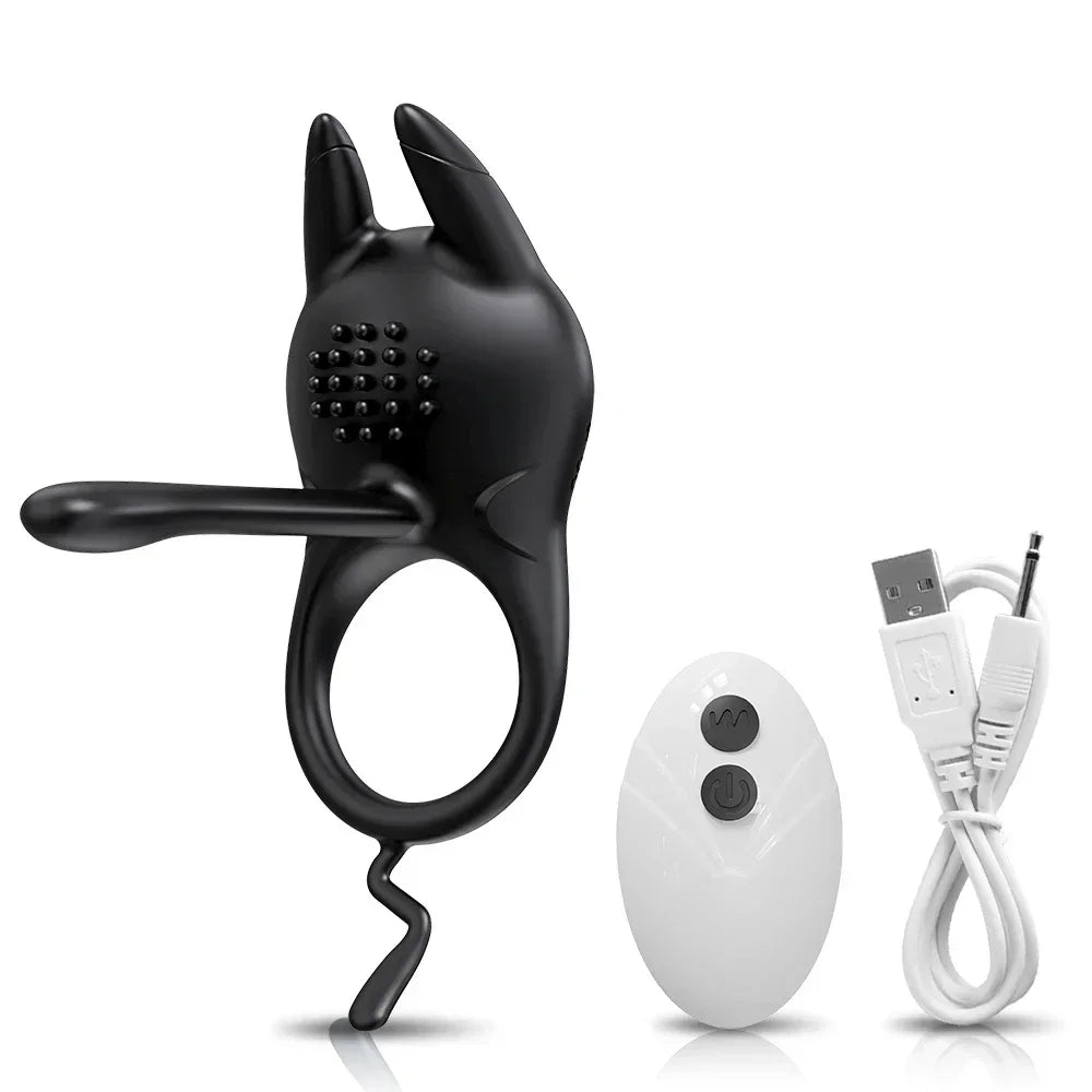 Cock Ring for Men Vibrating Delay Ejaculation Penis Ring Vibrator Male Penis Massager Clitoral Stimulation Sex Toys for Couples