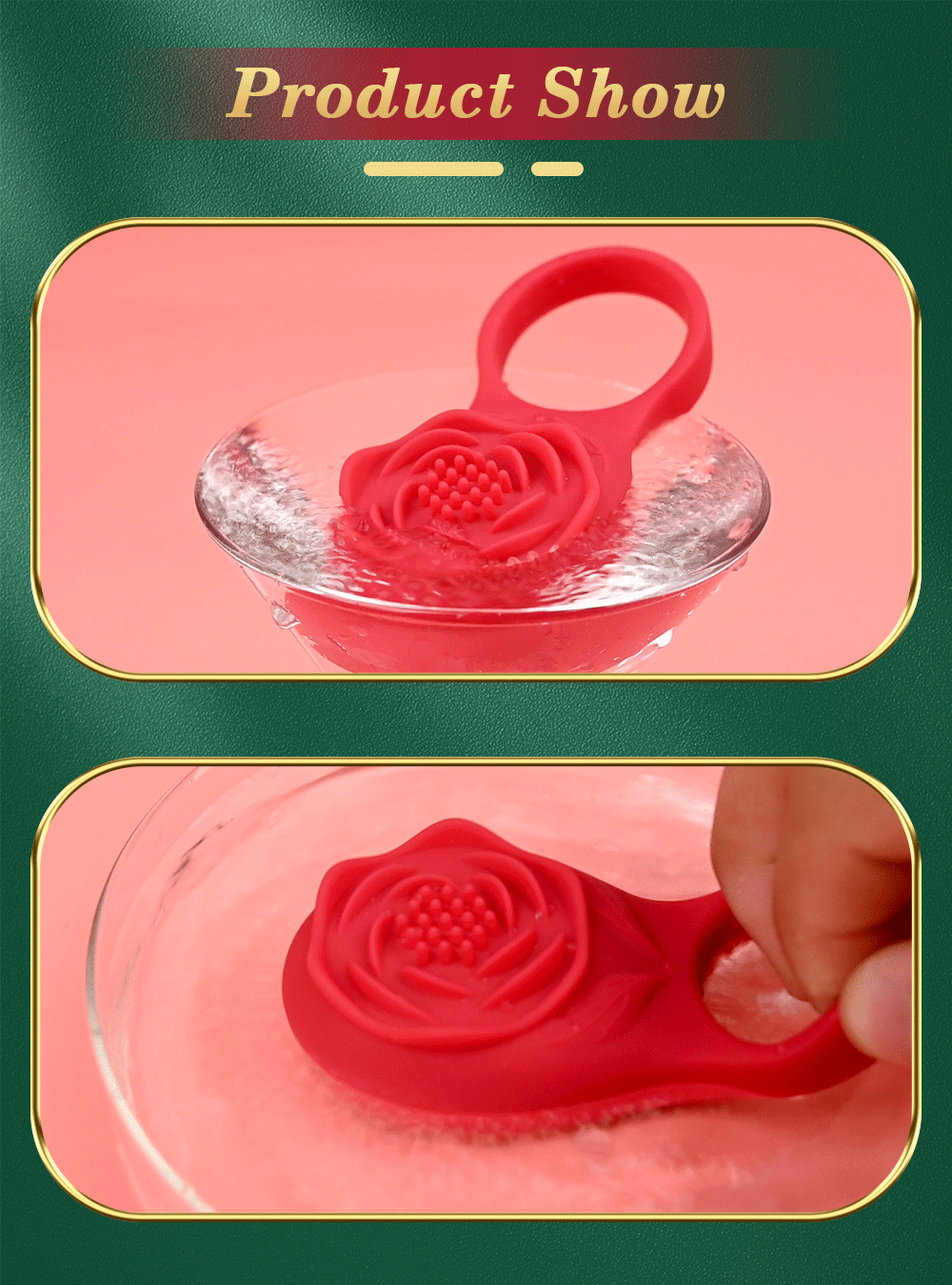 Cock Rings for Man (Vibrating Stimulator Ejaculation Delay)