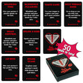 50PCS Couple Sex Funny Game Card Truth or Dare Game Cards