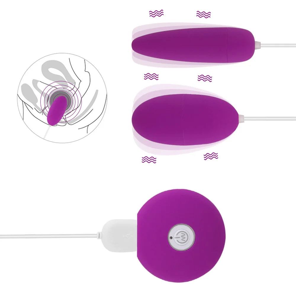 EXVOID Powerful Egg Vibrator Clitoris Sex Toys