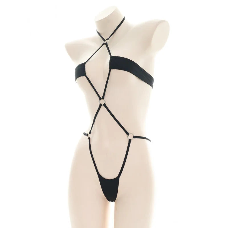 Sexy Lingerie Three-point Women's Sexy Cosplay Cute Maid Bikini