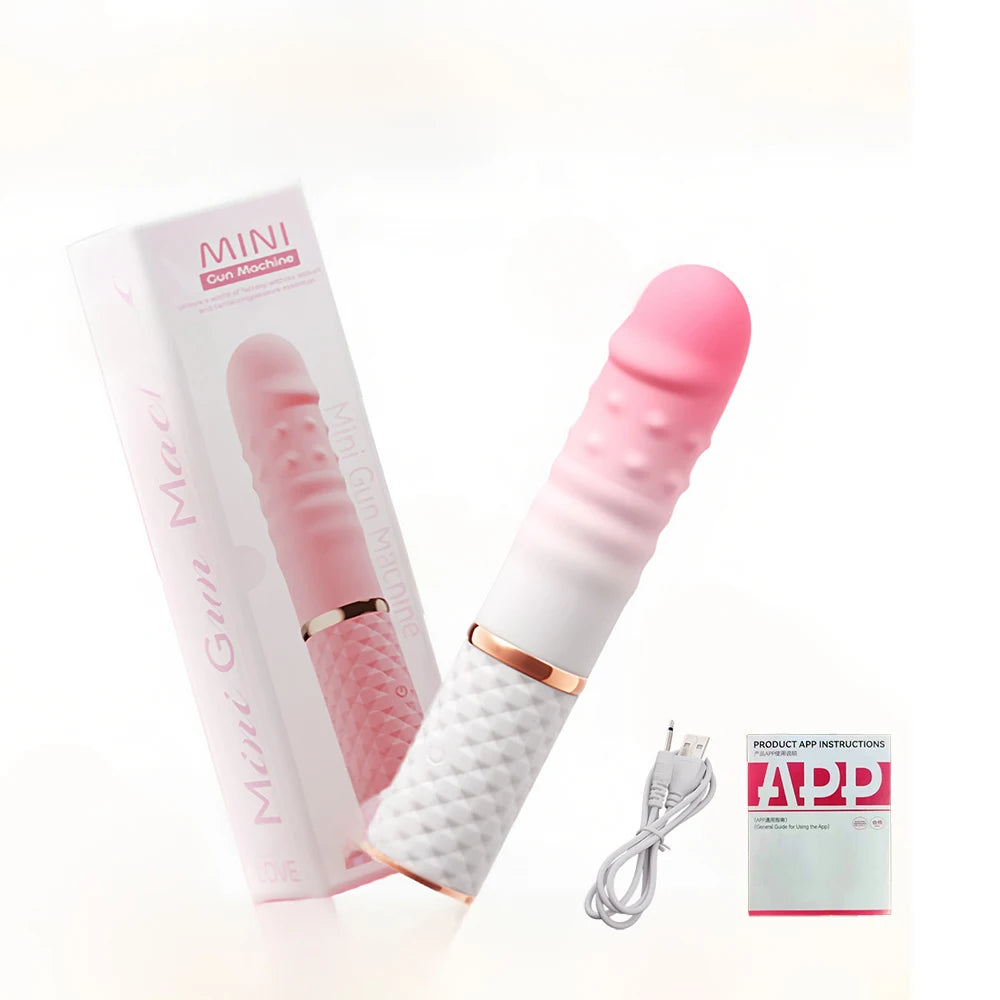 Sex Machine Telescopic Dildo Vibrator Automatic Up Down Massager G-Spot