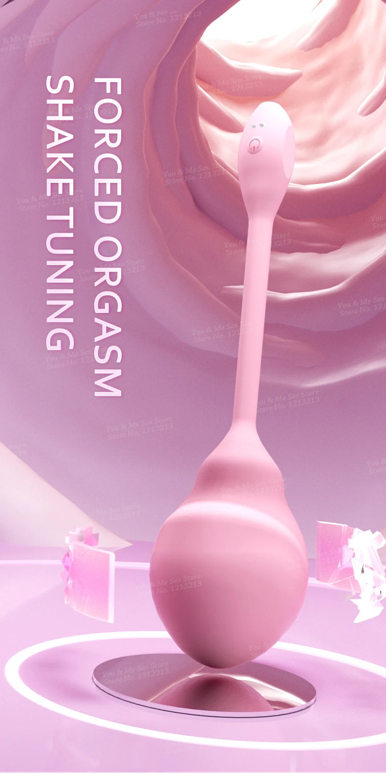 Inflatable Wireless Remote Vibrating Egg