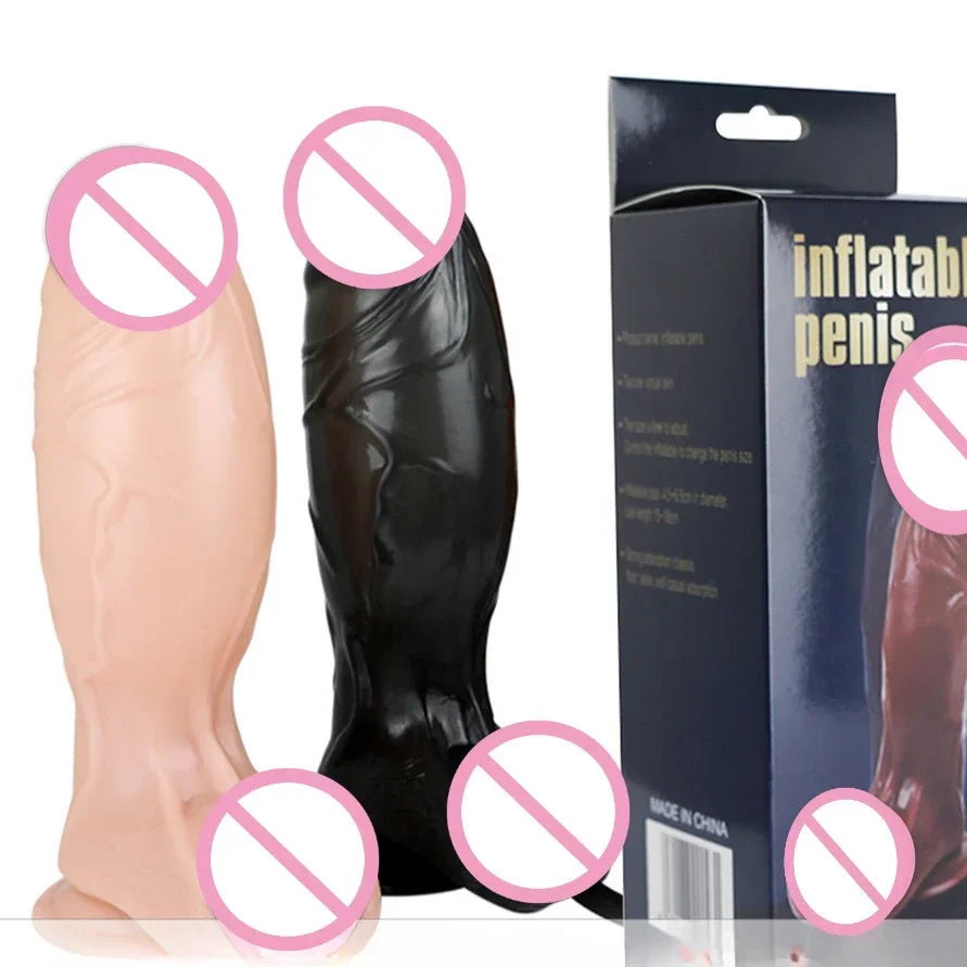 Inflatable Adjustable Size New Realistic Dildos (Erotic Dildo)