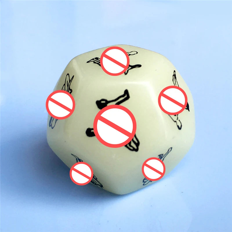 yunman Sex Dice 6/12 Sides Romance