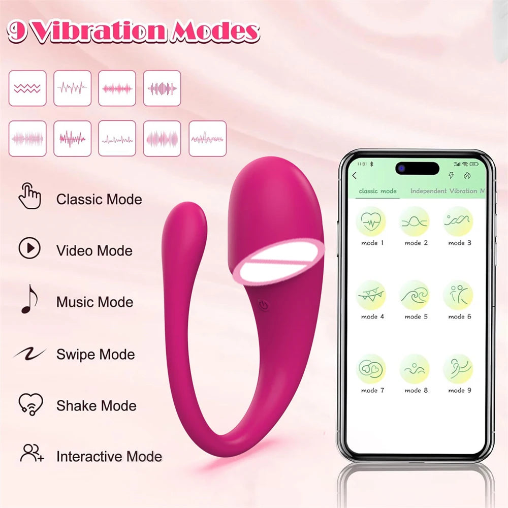 Wearable Vibrating Love Egg (APP Control)
