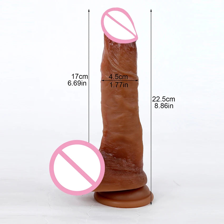 Silicone Dildos With Suction base 9Realistic Penis Sex Toys)