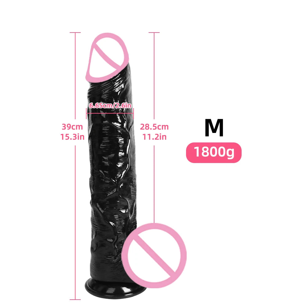 Super Big Dildo Huge Simulated Dildo Sex Toys For Women (Vaginal Anal Stimulation Large Size )