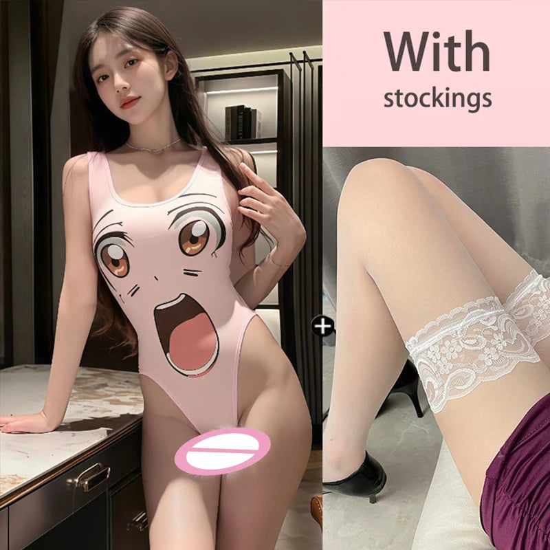 Sexy anime girl swimsuit  (tankini bikini swimsuit pure desire)