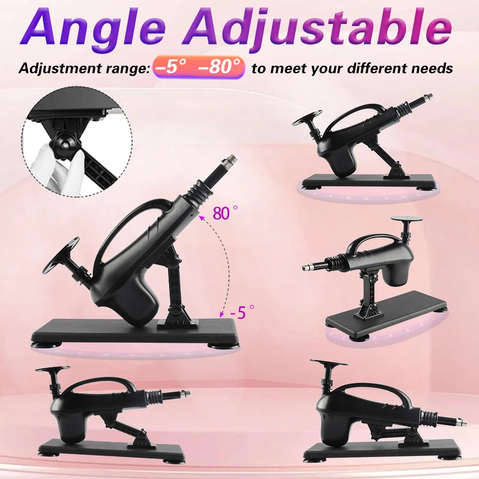 Portable Automatic Sex Machine with Big Dildo