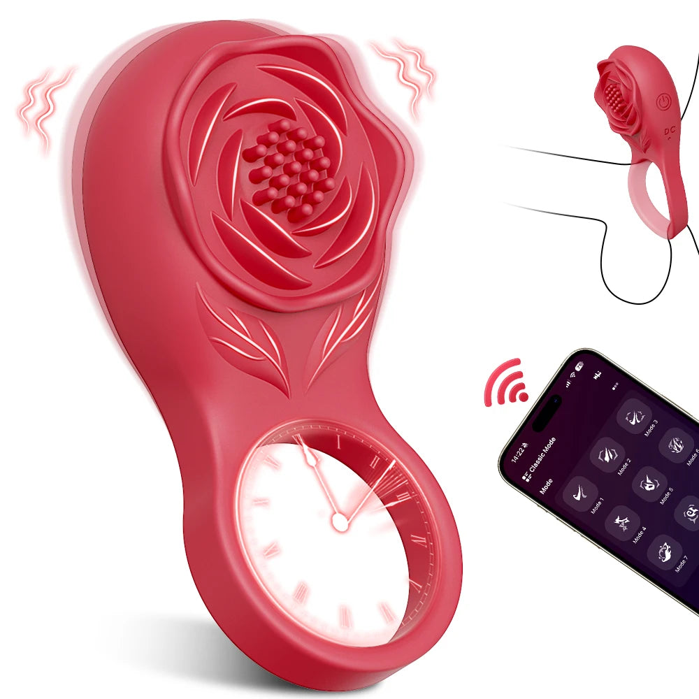 Cock Rings for Man (Vibrating Stimulator Ejaculation Delay)