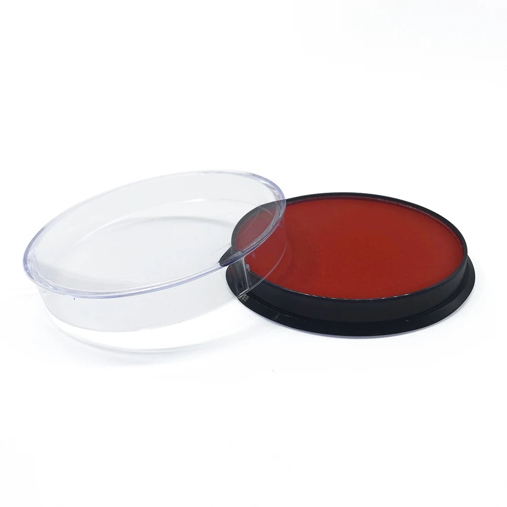Water Based Face Body Paint Red White Balck, Water Activated Face Painting for Party, Non Toxic Facepaints