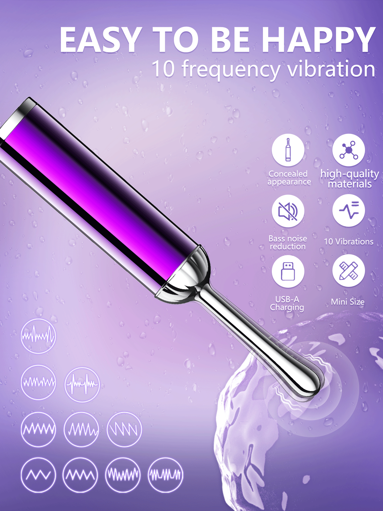 High Frequency  Clitoral Vibrator (Squirting Vibrator)