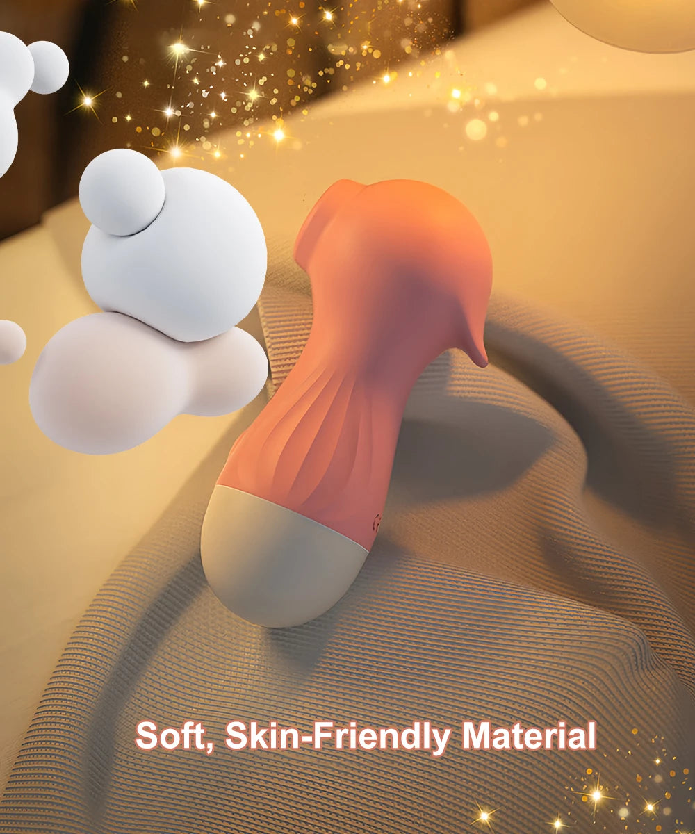 Clitoral Suction Vibrator (Dual Stimulation with Powerful Vibration & Rhythmic Suction)