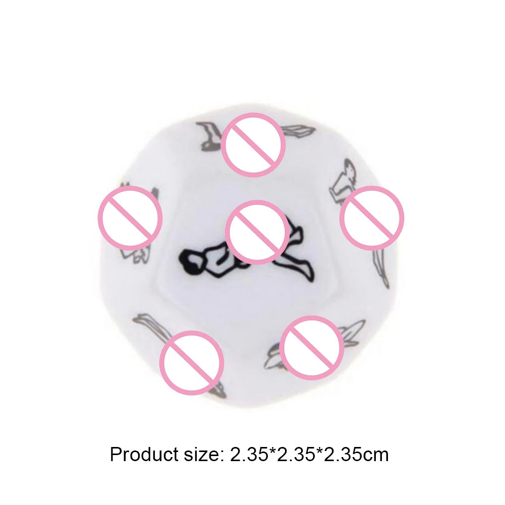 12 Sides Funny Sex Dice and 6 Sides Erotic Craps Sex dice