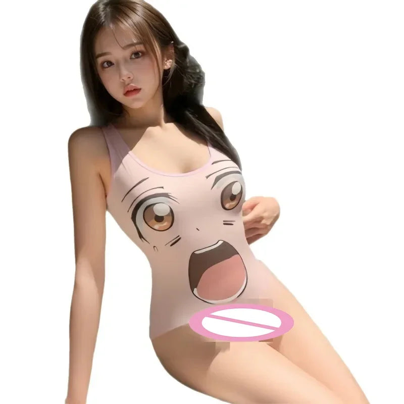 Sexy anime girl swimsuit  (tankini bikini swimsuit pure desire)