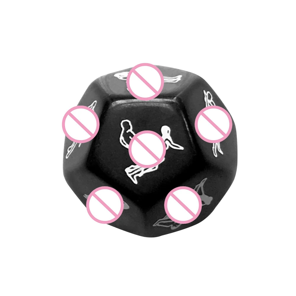 12 Sides Funny Sex Dice and 6 Sides Erotic Craps Sex dice