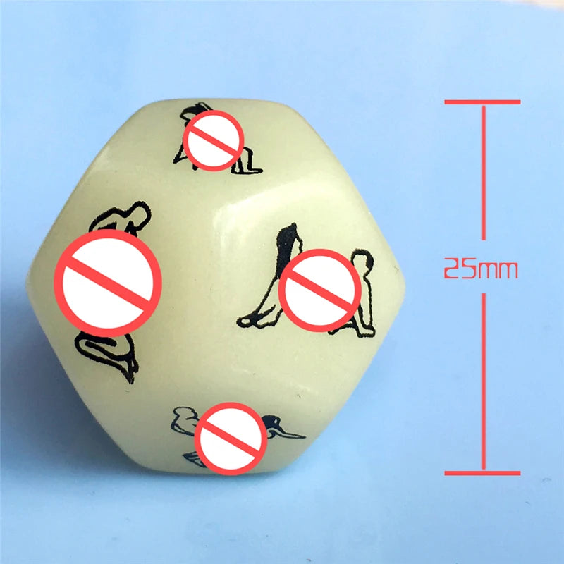yunman Sex Dice 6/12 Sides Romance