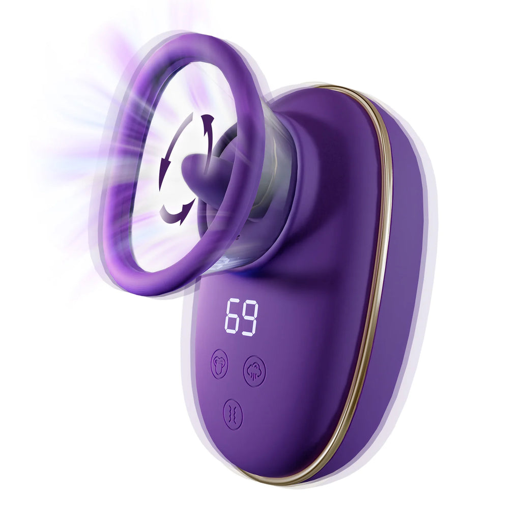2 in 1 Clitoris Vibrator for Women Nipple Sucker Stimulator Sucking Vacuum