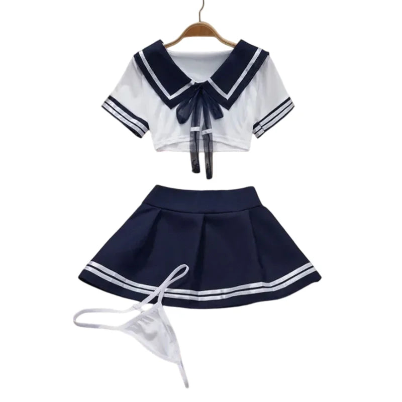Cosplay 2 Piece Nightgown Student Uniform Set