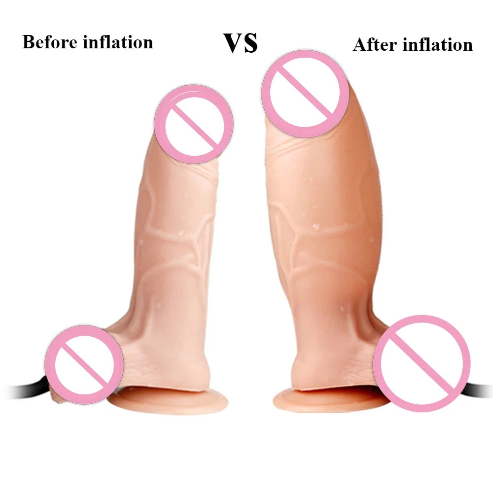 Inflatable Adjustable Size New Realistic Dildos