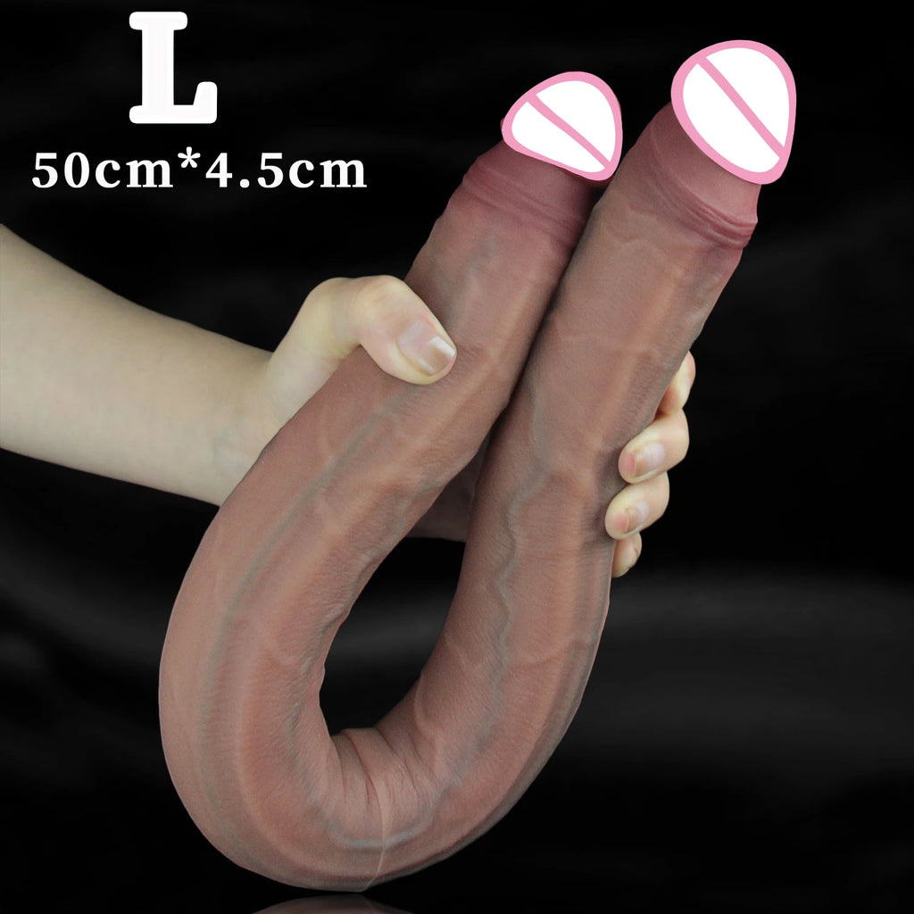 YiHH Realistic Long Dildos Double Head Dildo
