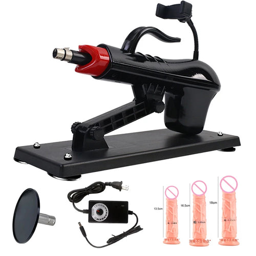 Automatic Sex Machine with Vagina Cup Sex Toys Dildo Mini Telescopic Sex Machine Thrusting Sex Toy Telescopic 3XLR Sexual Kits
